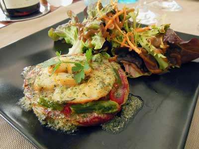 photo of shrimp and asparagus starter